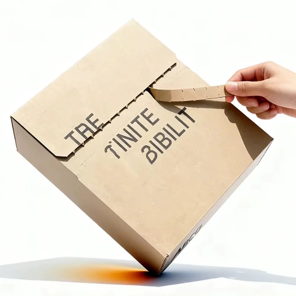 Logo Zipper Box Matte Lamination And Embossing Peel Strip Tear
