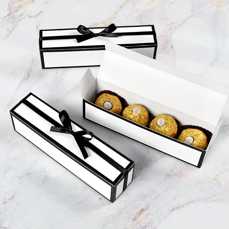 Schokolade Papier Boxes Falt Verpackungsbox Bow Geschenkbox