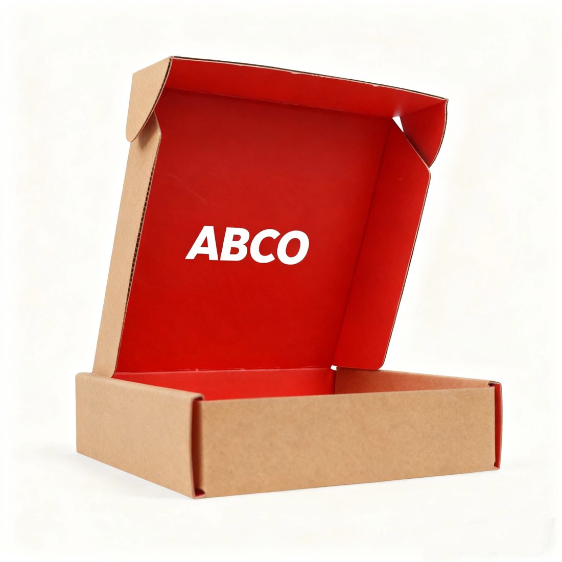 Brown Corrugated Papier Self Erecting Falt Mailer Boxes