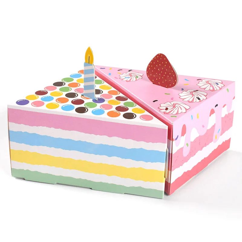 In Pack Rose Cute Cake Shaped Birthday Noël Party Candy