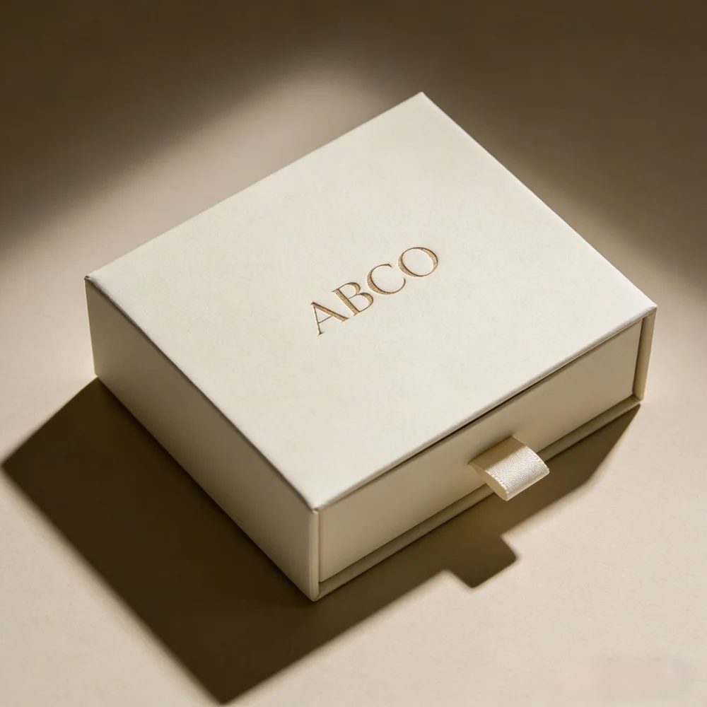 Vintage Recycled Karton Schubladen Geschenkbox