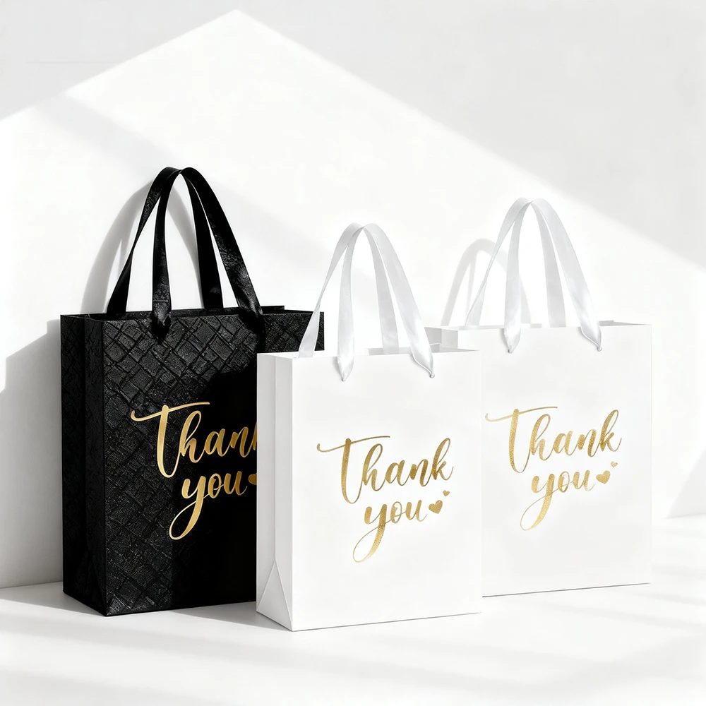 Individuell Classic 'thank You' Paperboard Geschenk Bags