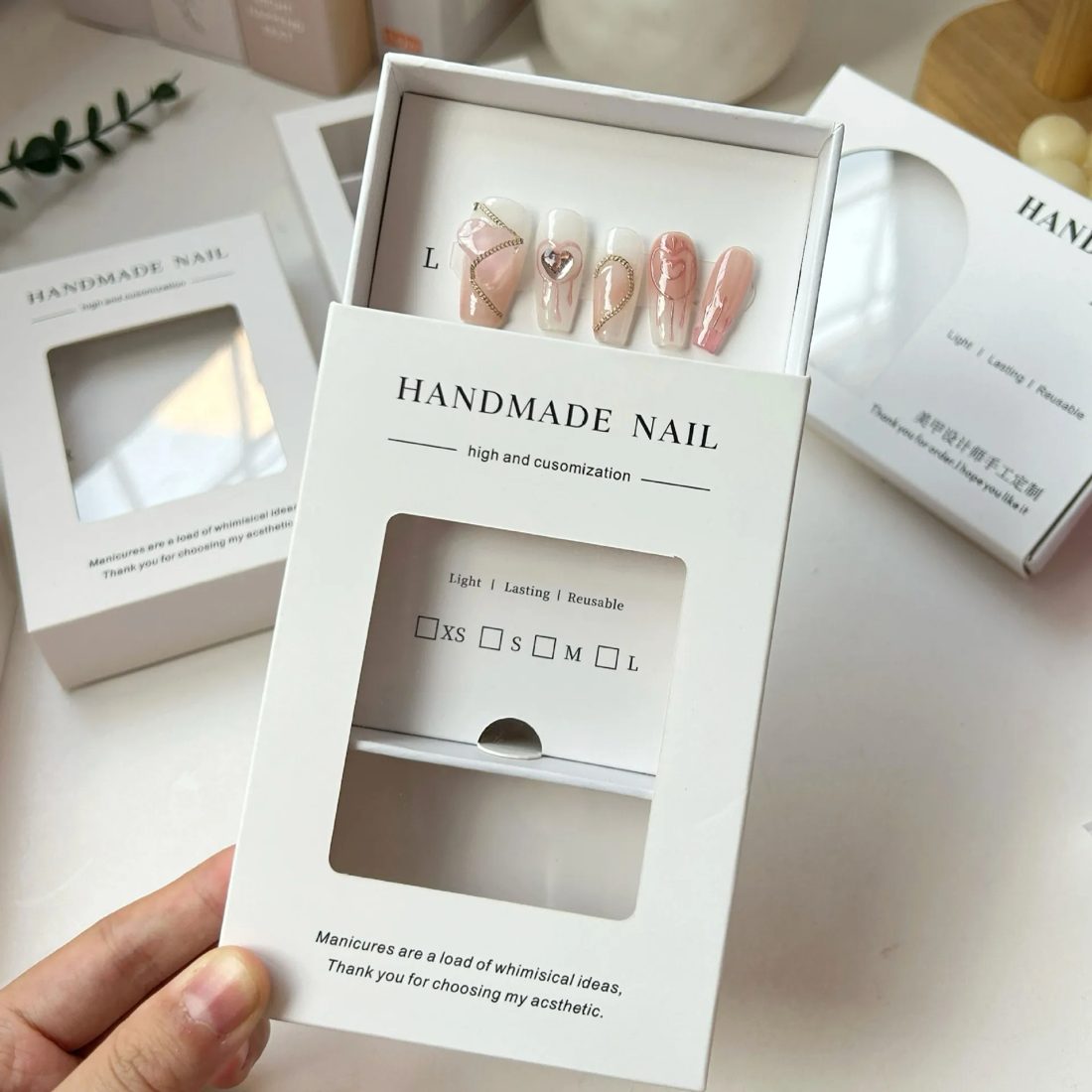 All Individuell Leer Nail Care Box