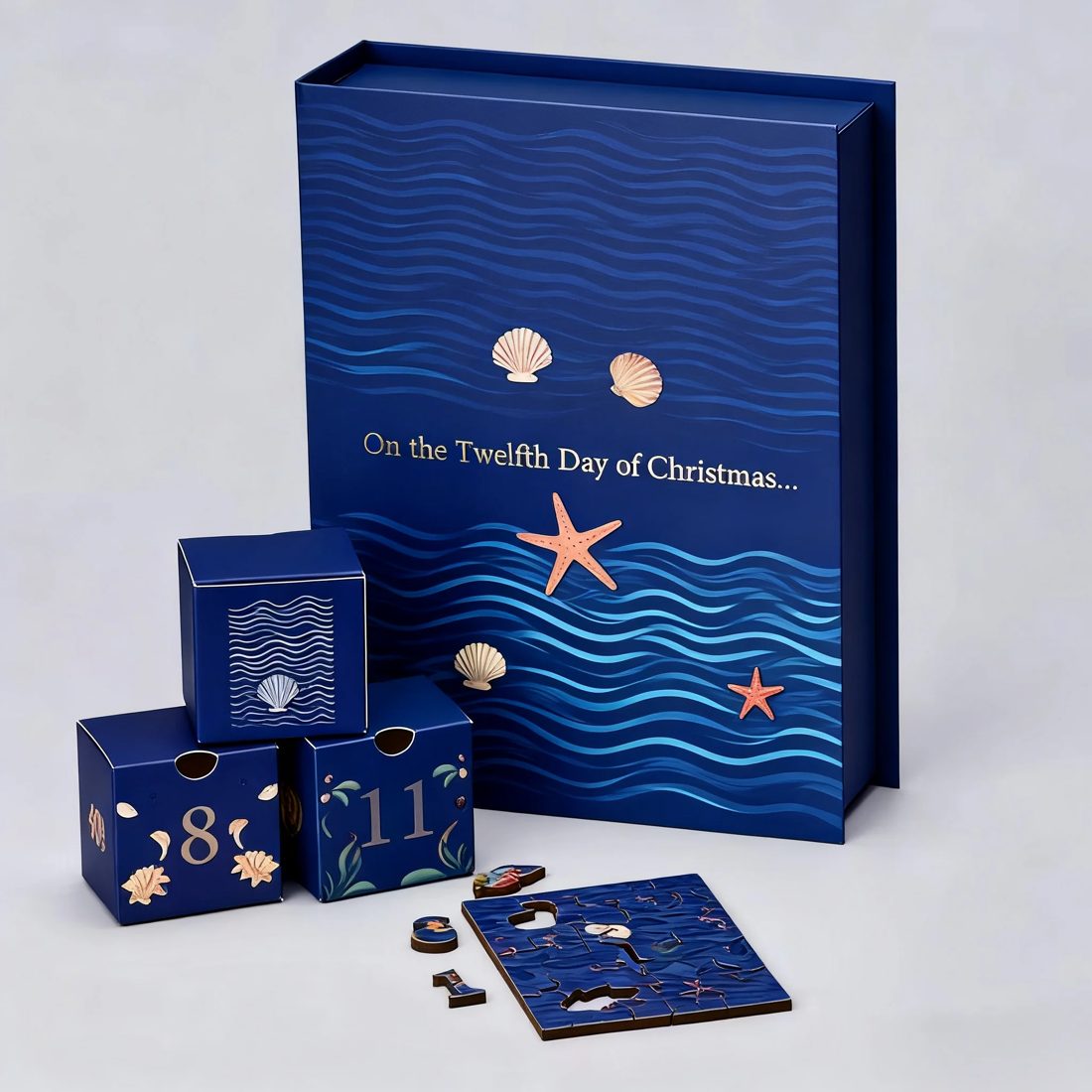 Individuell Geschenk 24 Tag Countdown Cosmetics Beauty Adventskalender Box