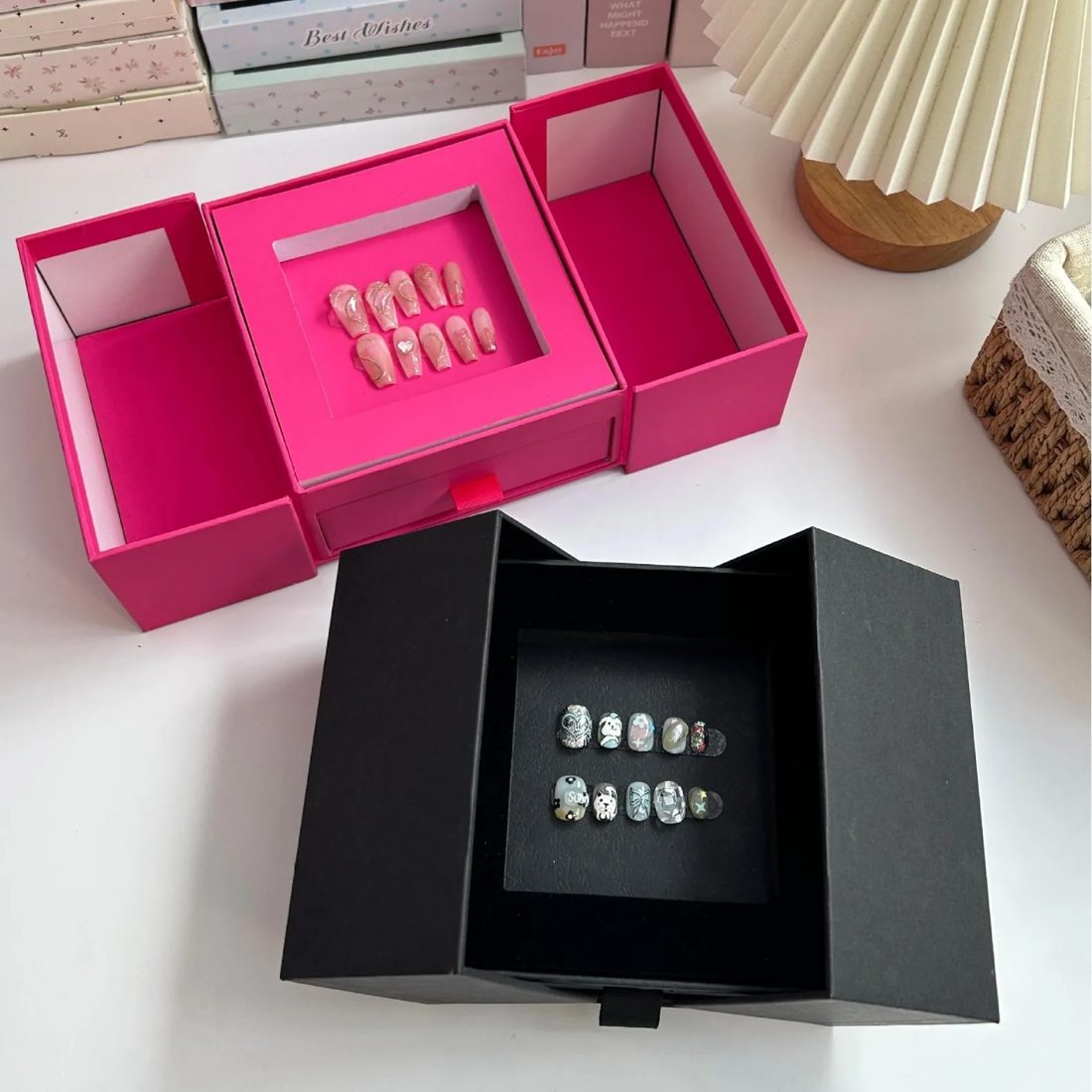 Individuell Unique Geschenkbox Double-door Starr Papier Schubladenbox