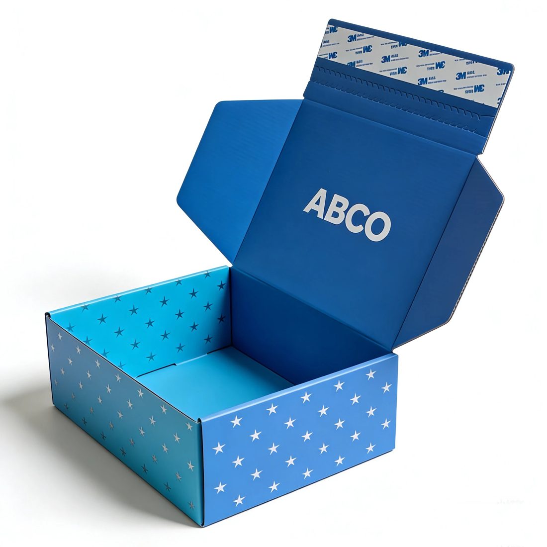 Logo Personnalisé Corrugated Papier Boxes Kraft Pliable Zipper Boîte