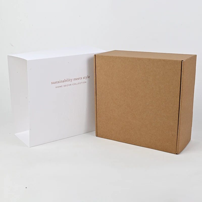 Individuell Corrugated Shoe Shipping Boxes Papier Verpackung