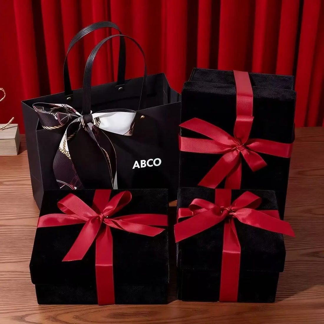 Customize Leer Starr Paperboard Geschenkbox