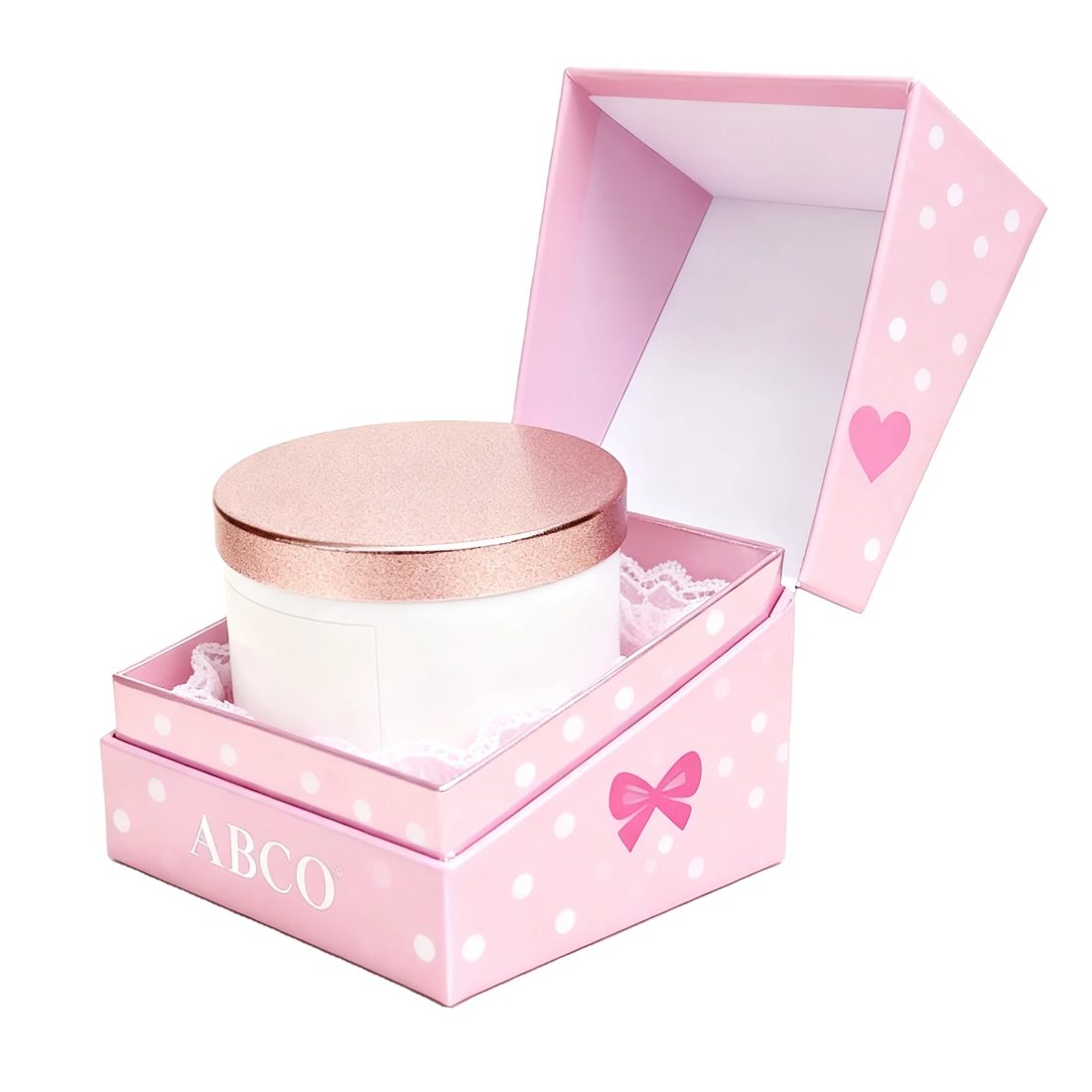 Individuell Gold Foil Starr Candle Box