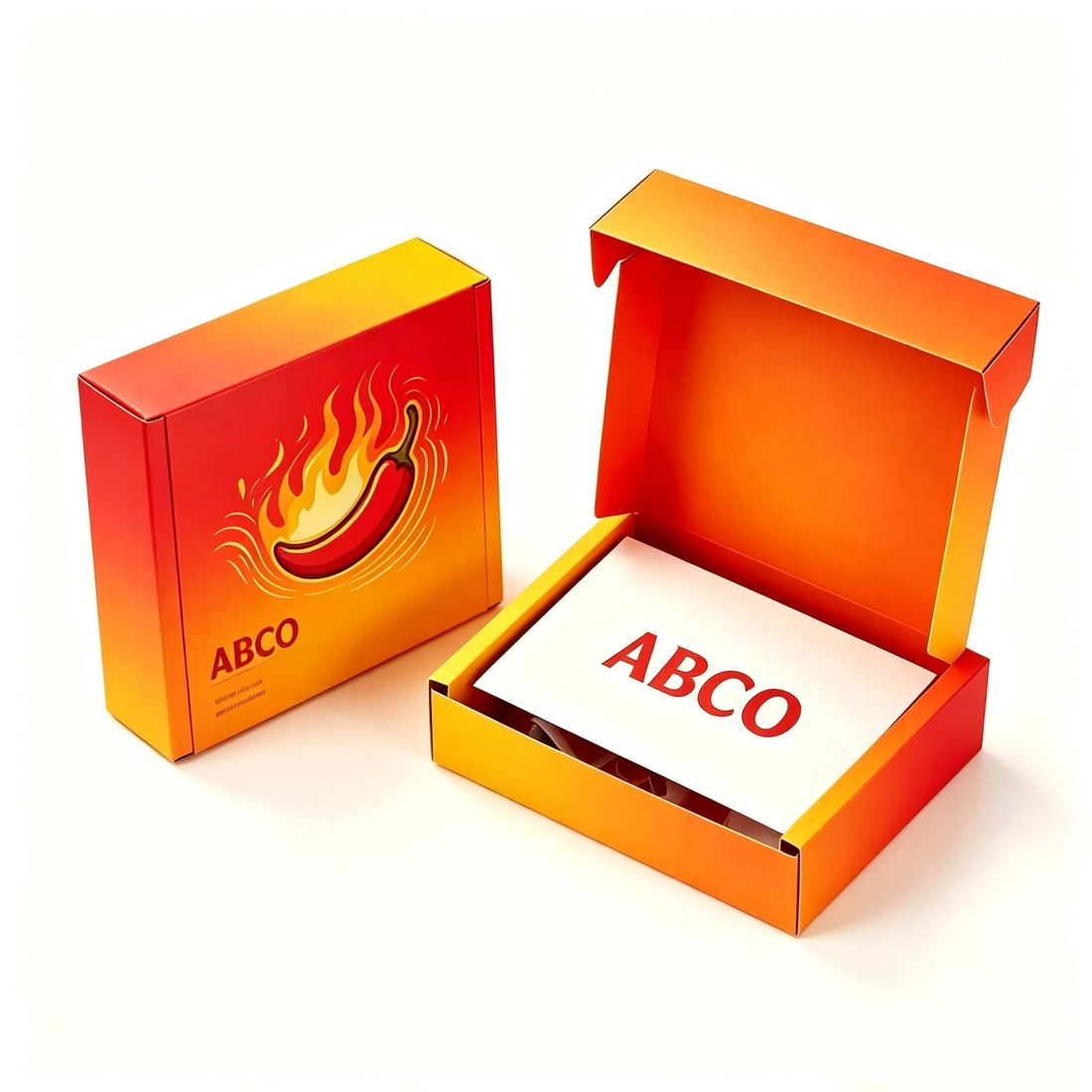 Logo Personnalisé Papier Cadeau Boxes Self Erecting Rectangular Emballage Cartons