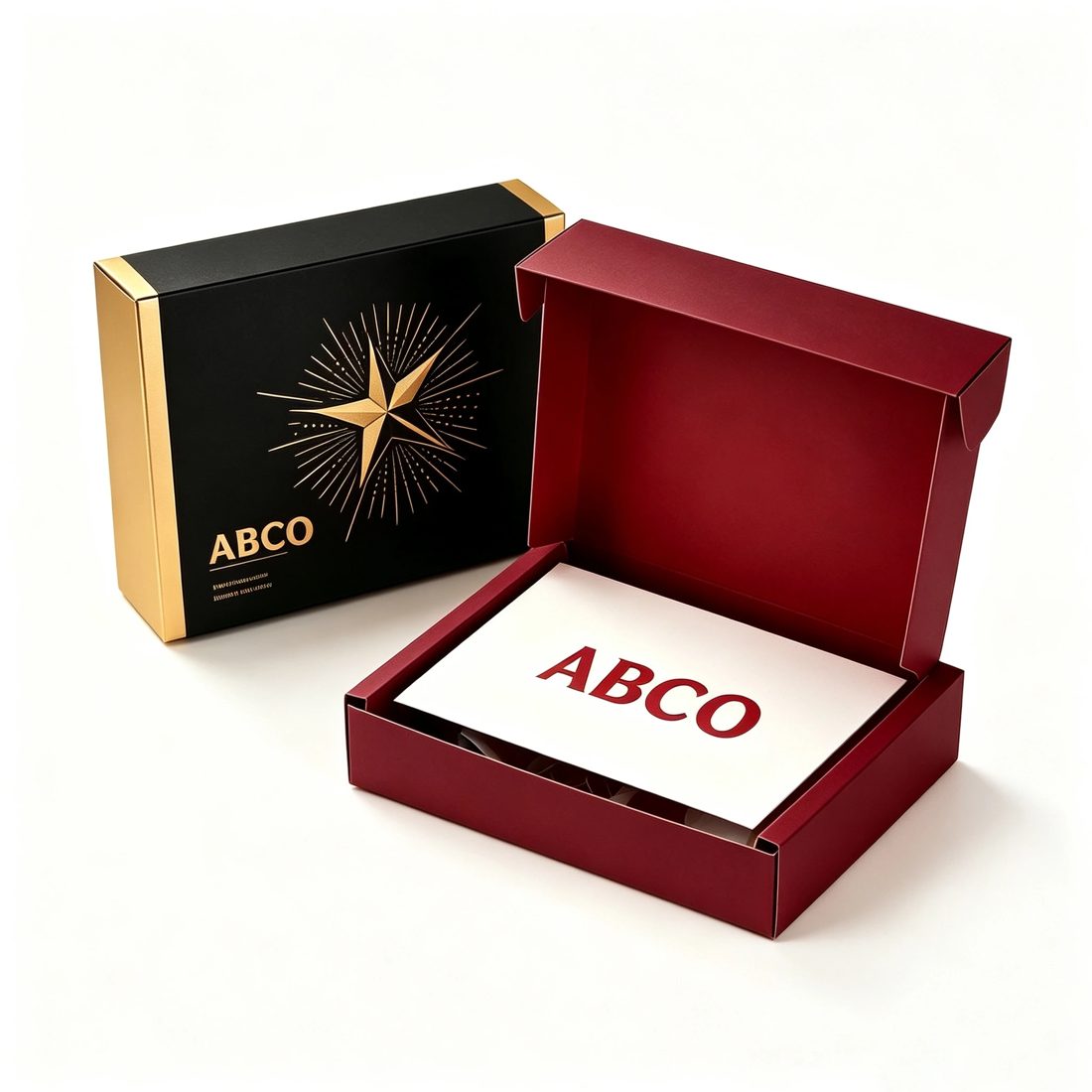 Individuell Papier Geschenk Boxes Self Erecting Rectangle Verpackung