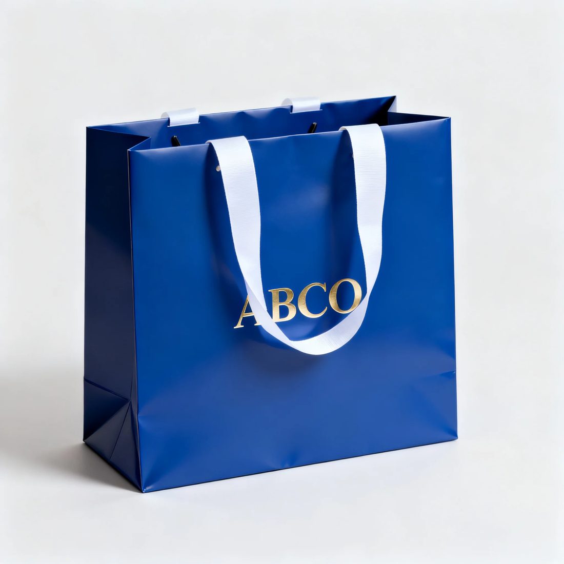 Luxus Logo nach Maß Shoe Boutique Verpackung Geschenk Papier Einkaufstasche