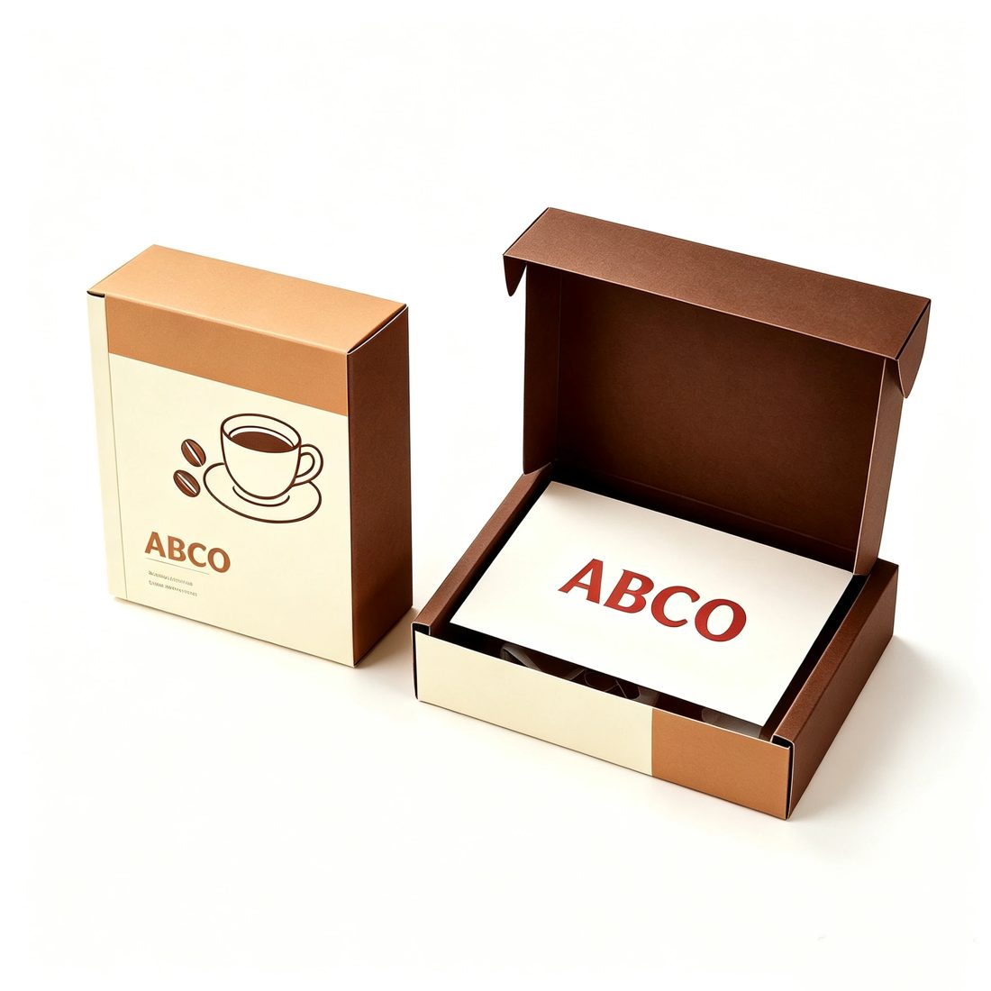 Logo Personnalisé Imprimé Papier Self Erecting Étui Boîte 4c Emballage