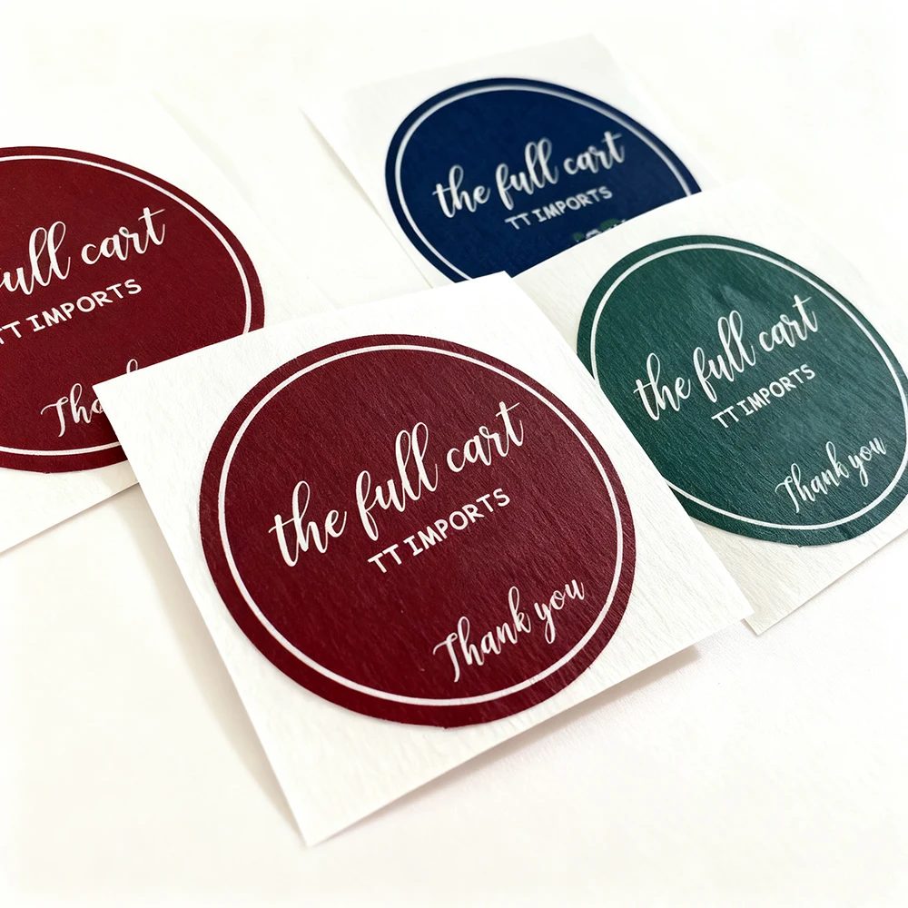 Certified Individuell Self-adhesive Vinyl Stickers Logo Sticker Waterproof And Oil