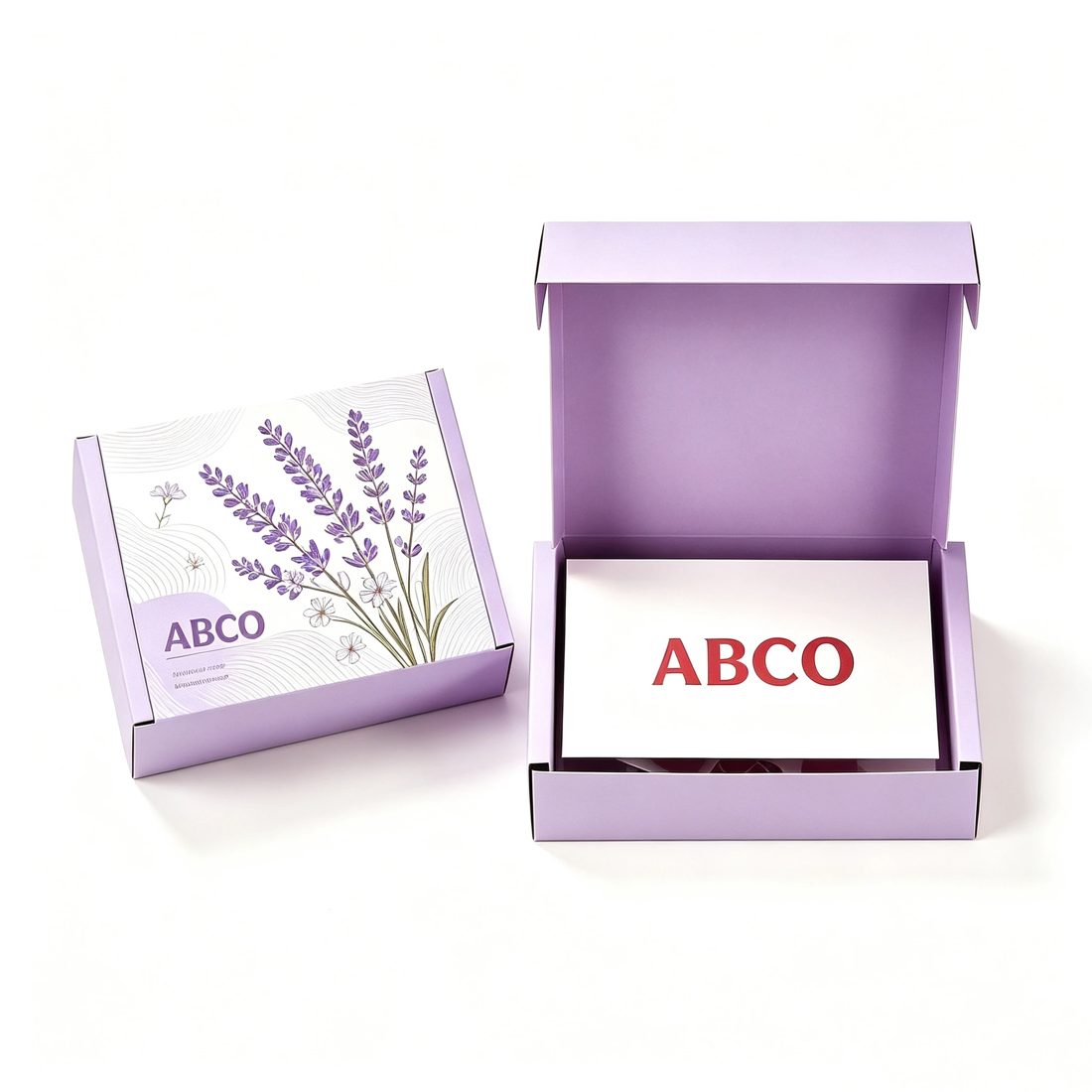 Impression Personnalisée Papier Mailing Boxes Self Erecting Rectangular Emballage Cartons