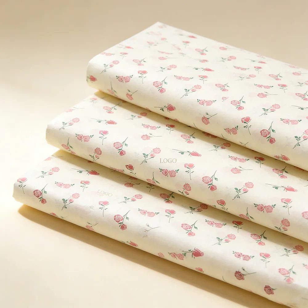 Low Price Flower Geschenk Wrapping Papier Roll Multi Color