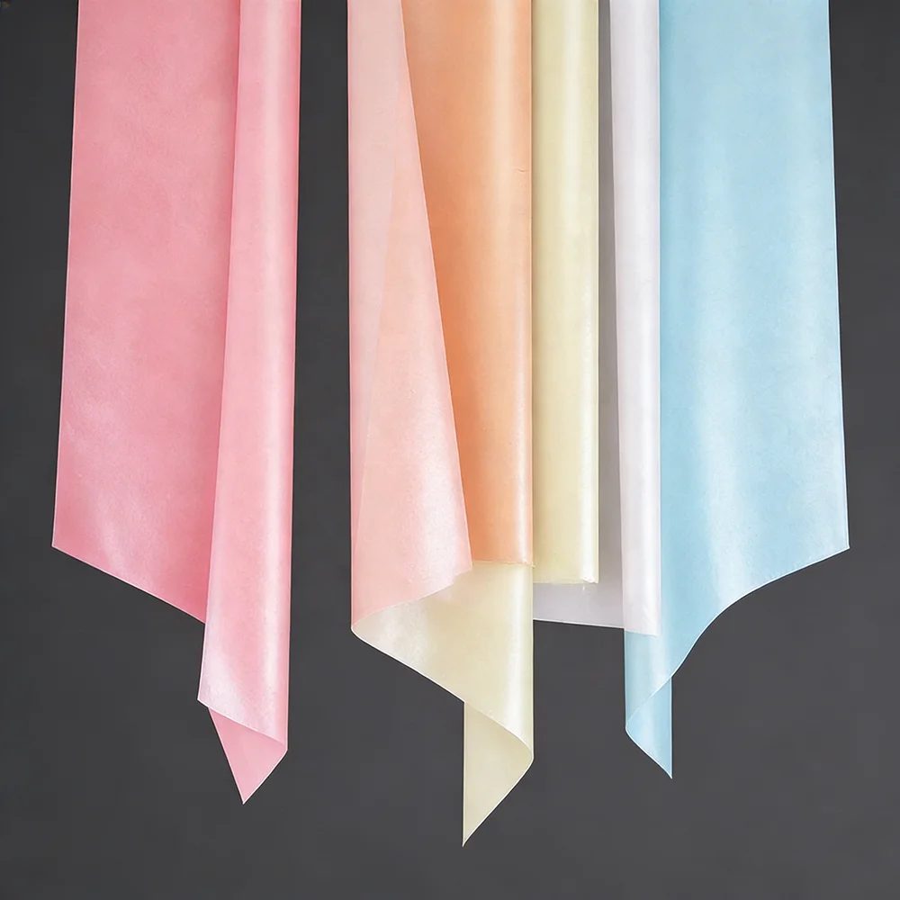 Premium Greaseproof Waterproof Wax Coated Tissue Papier For Wrapping Fresh