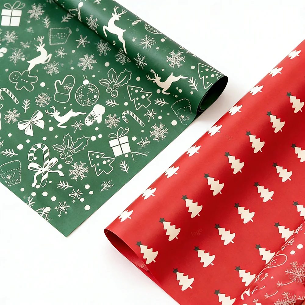 Waterproof Weihnachten Eve Flower Geschenk Bouquet Wrapping Papier Pe Coated