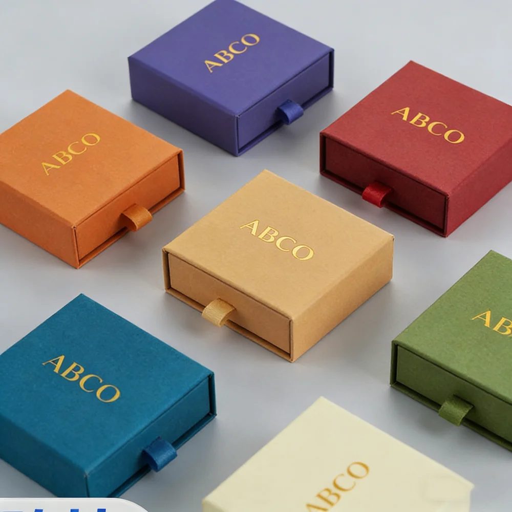 Individuell Luxus Papier Schubladen Schmuckkästchen Geschenk Verpackung