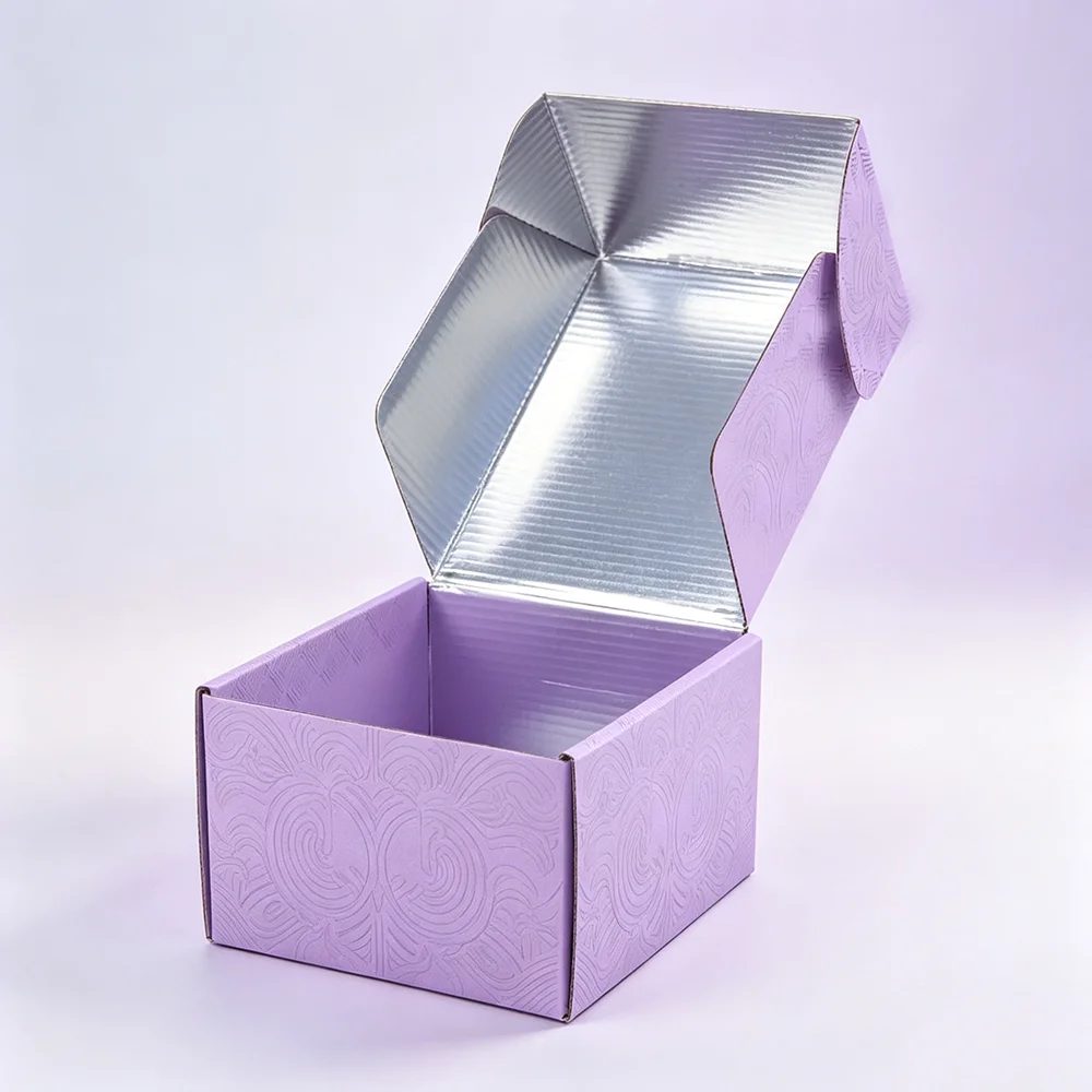 Personnalisé Blanc Color Printing Shipping Boxes Corrugated Étui