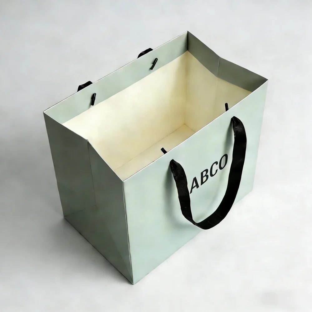 Personnalisé Reusable Waterproof High-end Private Label Cadeau Sac