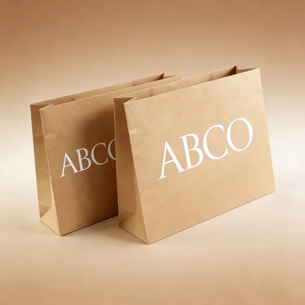 Logo Personnalisé Imprimé Recycled Kraft Papier Mailer Bags