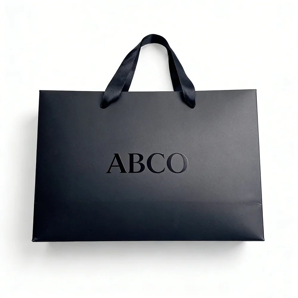 Craft Schwarz Individuell Kraft Papier Bags