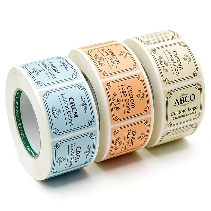 Waterproof Anti-scratch Self-adhesive Perfume Bottle Label Sticker Printed Gold Paper