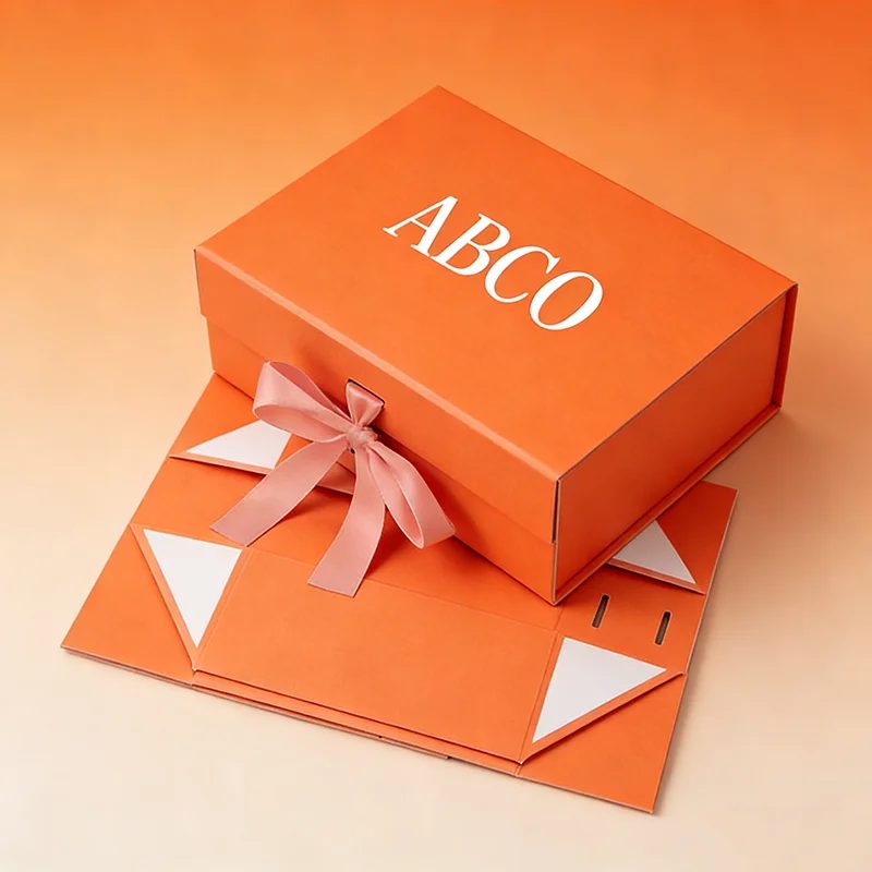Luxus Book Shaped Starr Karton Faltbar Geschenkbox