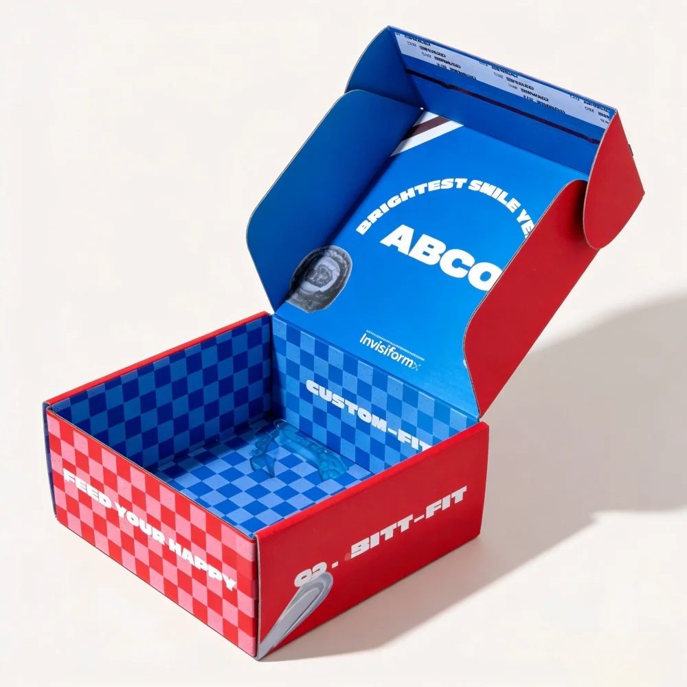 Colorful Tear-open Packaging Box Zipper Paper Box
