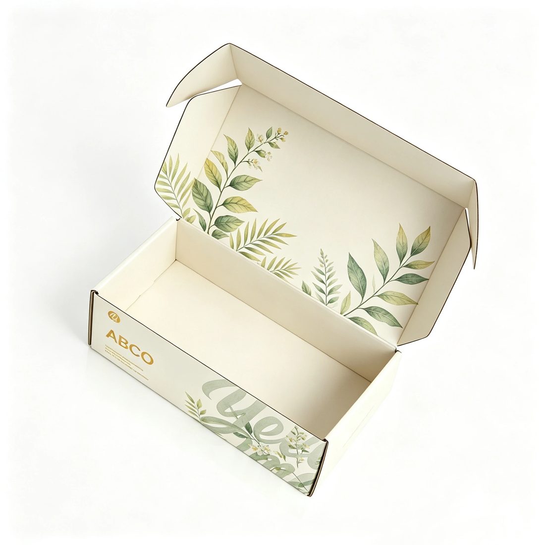 Corrugated Mailer Boxes Self Erecting Papier Cartons