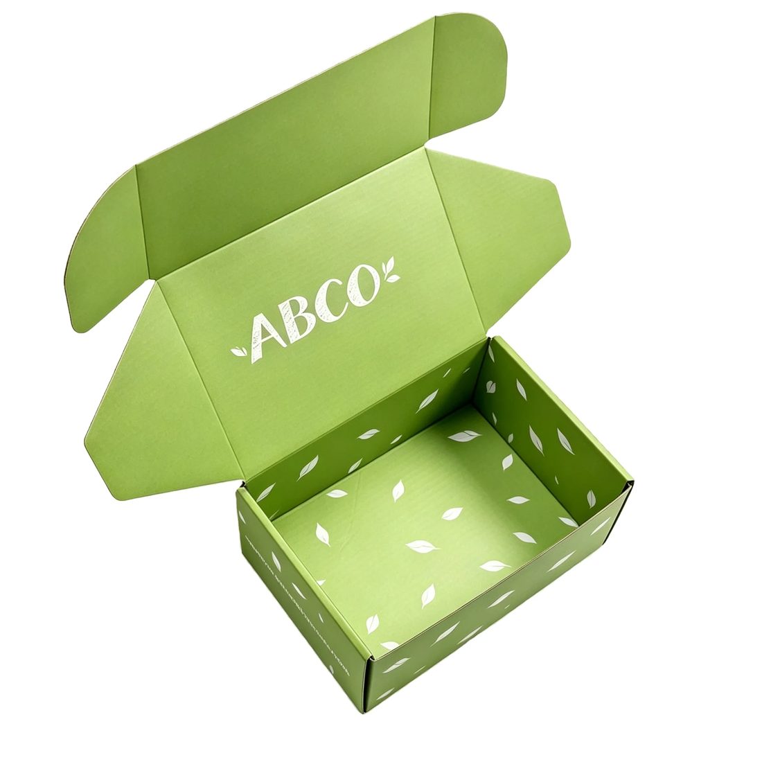 Logo nach Maß Bedruckt Corrugated Papier Geschenkbox Self Erecting Karton