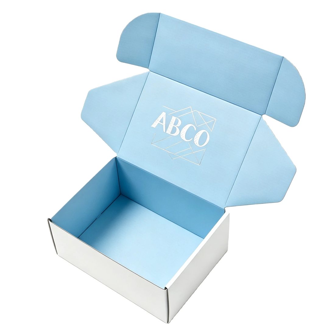 Individuell Bedruckt Papier Mailer Boxes Self Erecting 4c Logo Verpackung