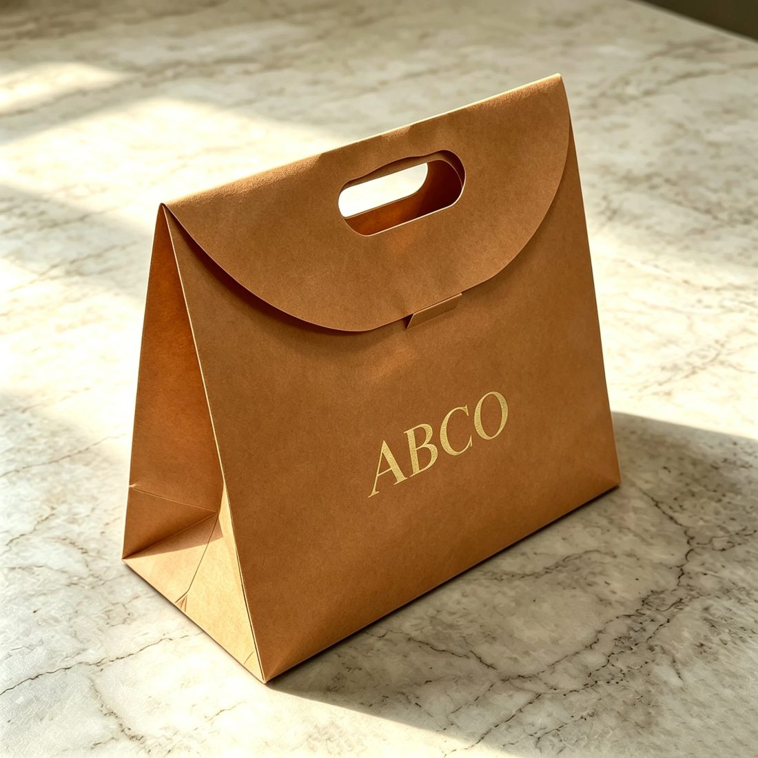 Logo nach Maß Papier Geschenk Bags Luxus Shopping Verpackung