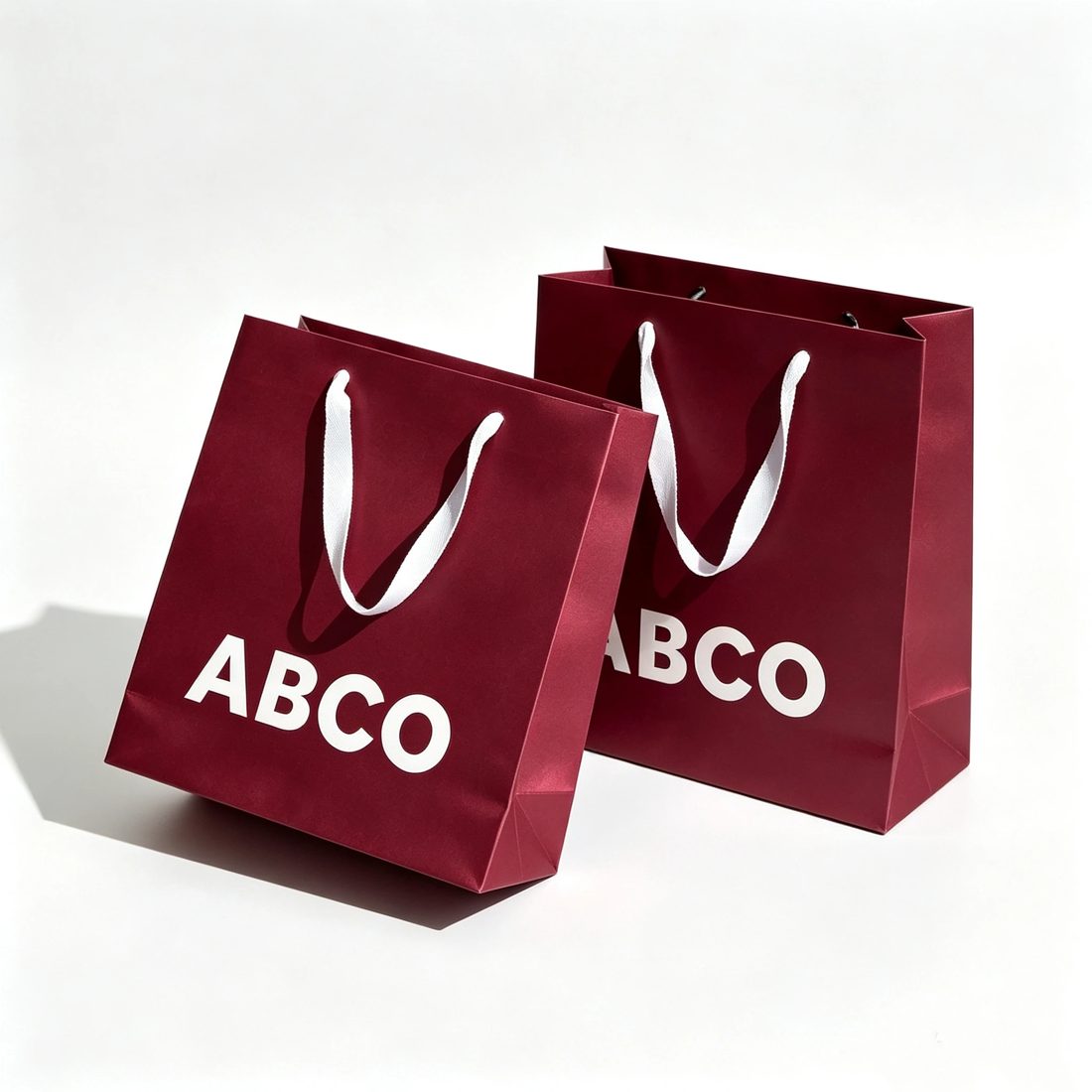 Personnalisé Luxe Kraft Papier Bakery Sac Shopping