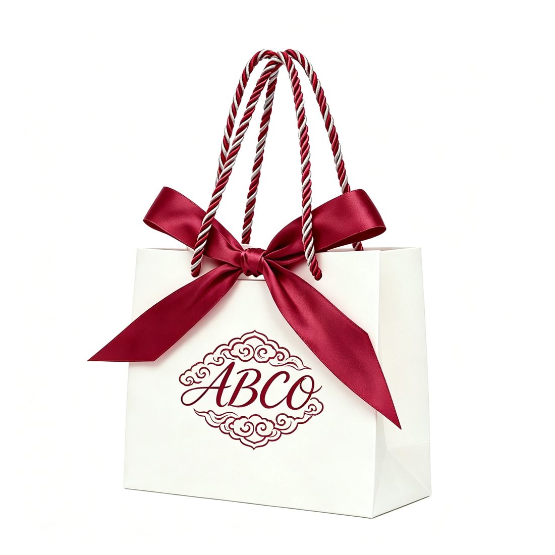 Luxe Logo Personnalisé Papier Cadeau Sac