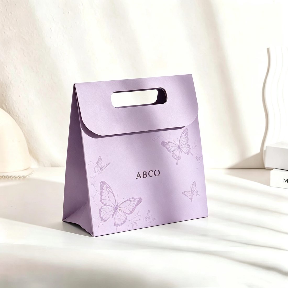 Individuell Luxus Brown Papier Bags