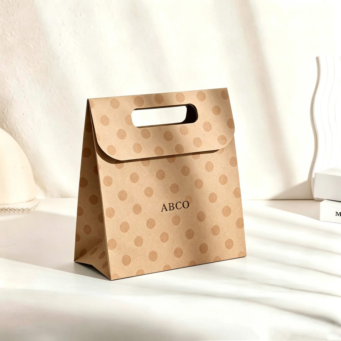 Kraft Papier Geschenk Tasche