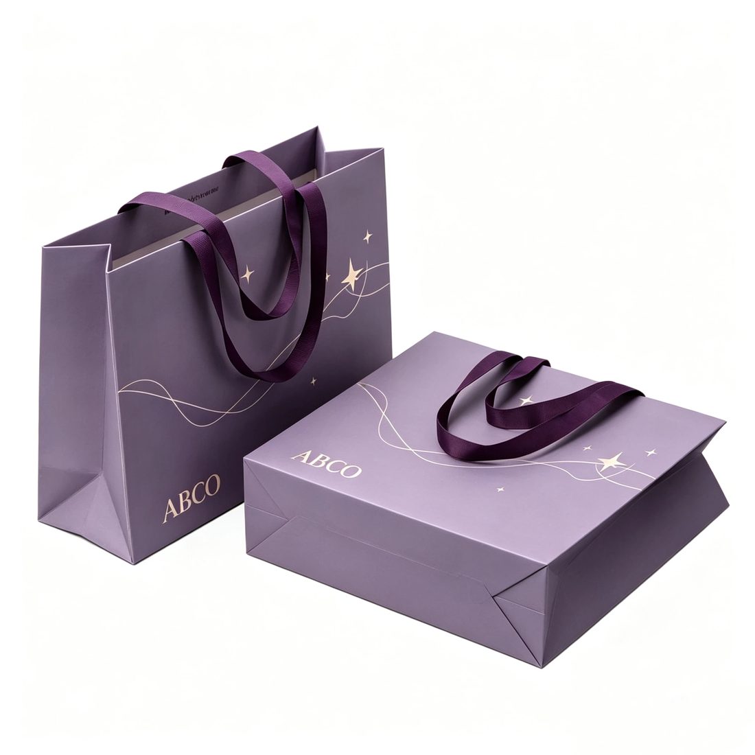 Luxus Papier Geschenk Bags Individuell Bedruckt Verpackung