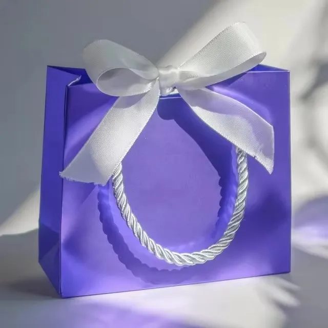 Luxus Purple Geschenk Papiertüte
