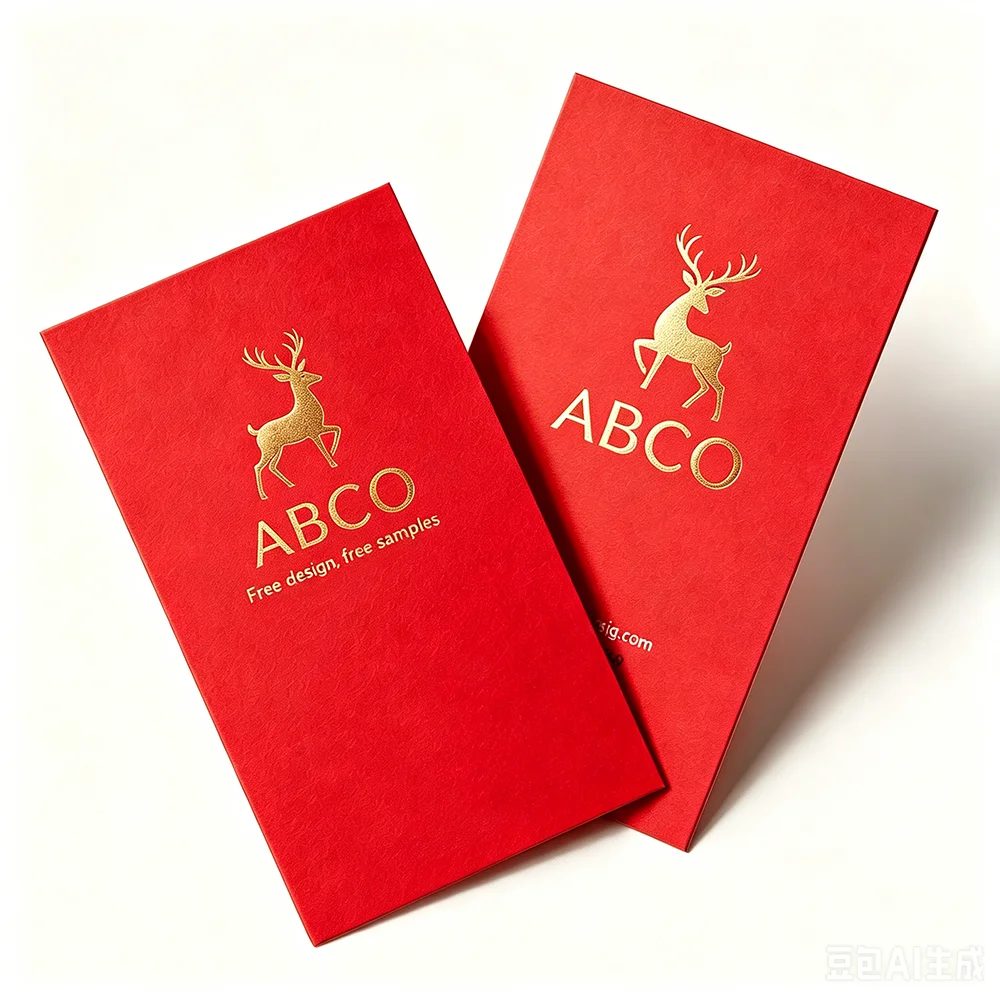 Personnalisé Luxe Debossed Logo Digital Printing E-commerce Business Card