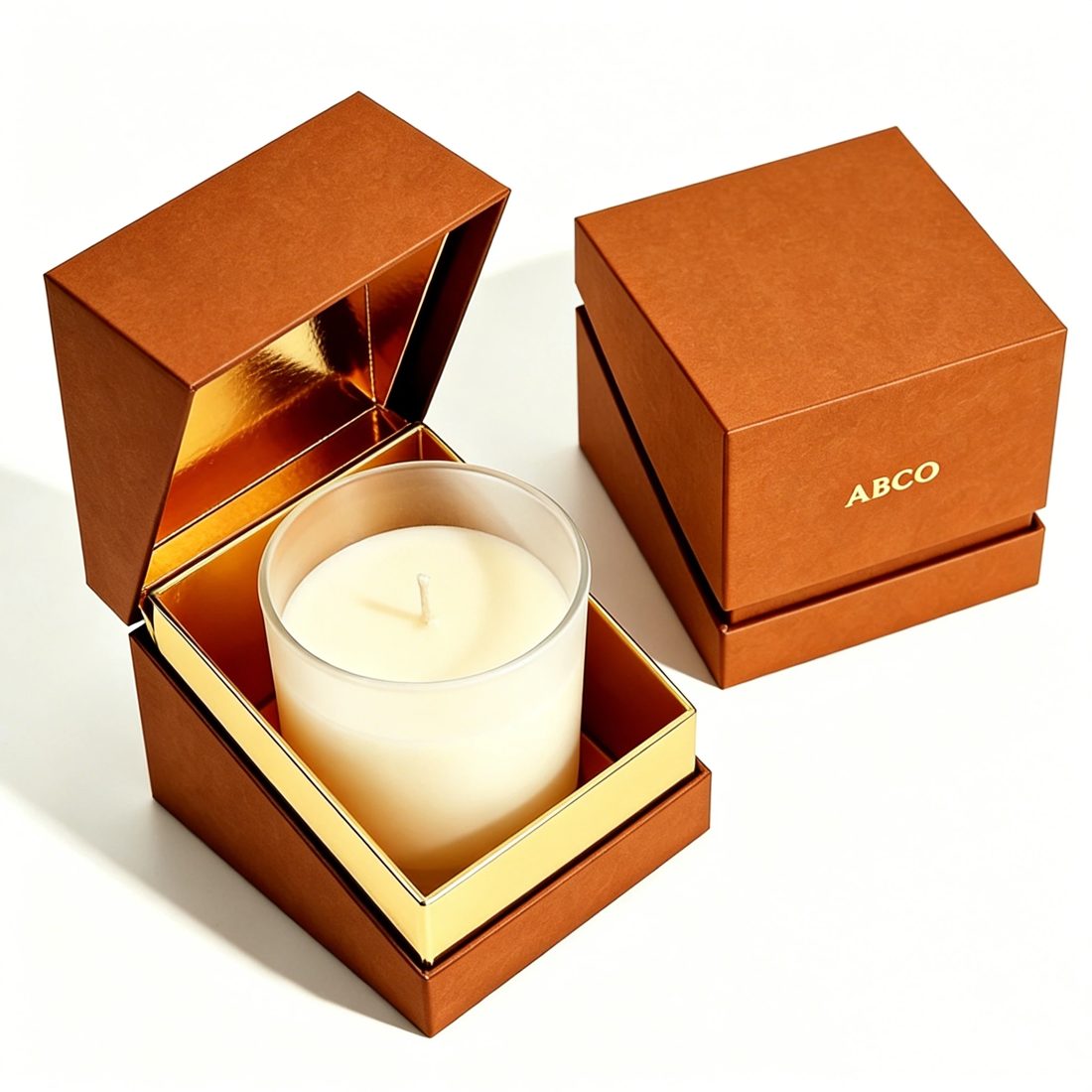 Logo nach Maß Matt Lamination Scented Candle Geschenk Boxes