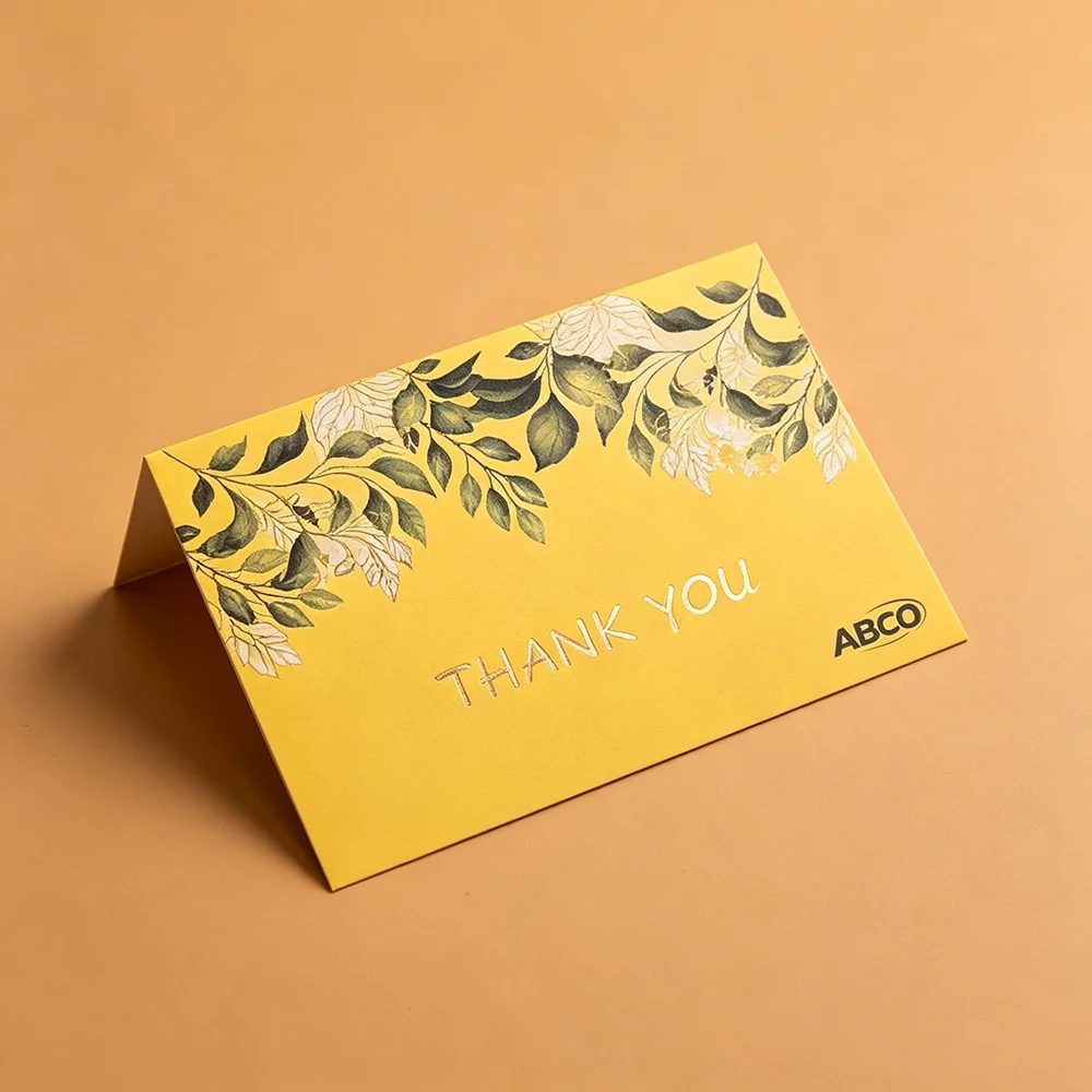 Luxus Individuell Offset Bedruckt Karton Business Card With Foil Logo