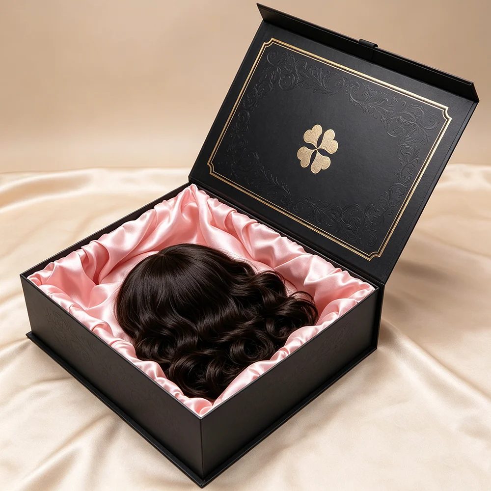 Individuell Aluminum Foil Lined Hair Bundle Verpackungsbox