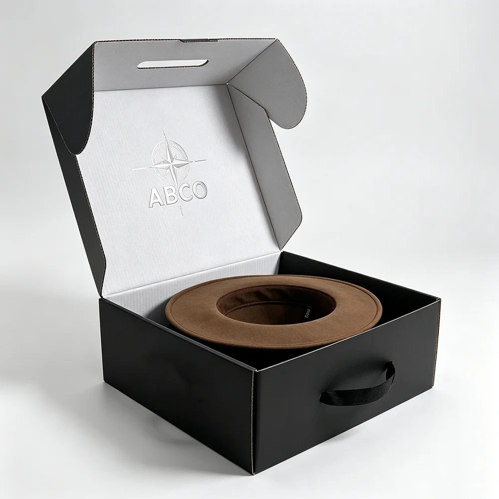 Individuell Bedruckt Kraft Corrugated Papier Box