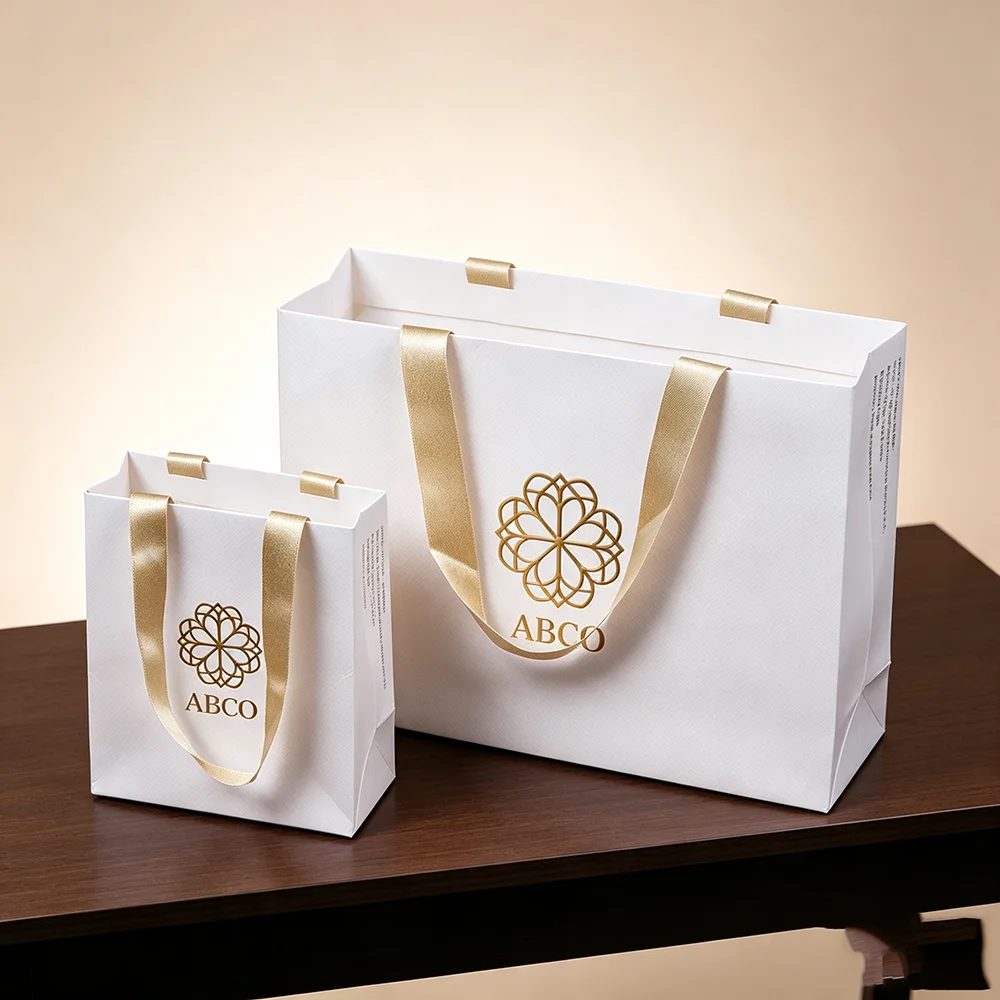 Coated Papier Reusable Heavy-duty Einkaufstasche
