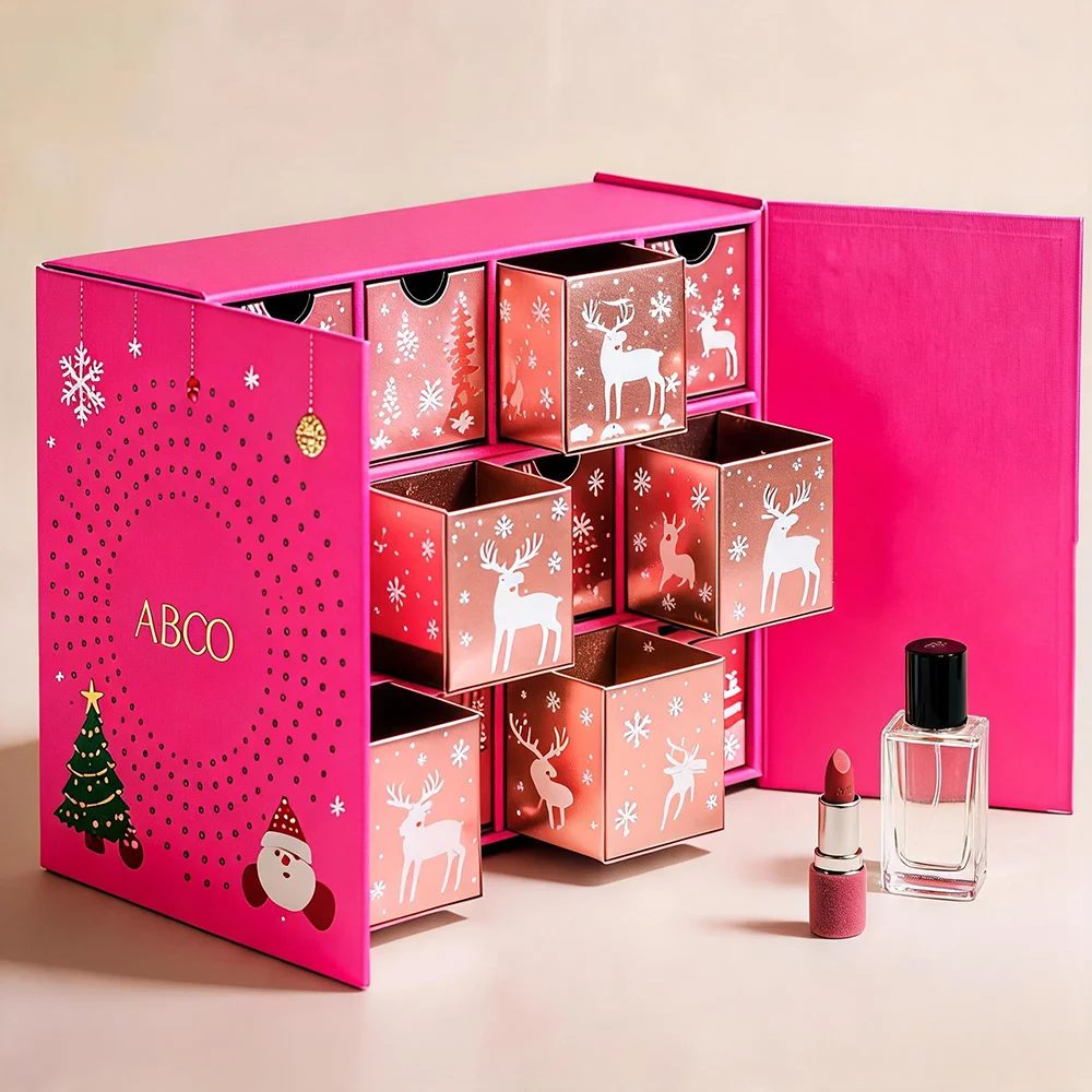 Noël 12 Jours Personnalisé Advent Calender Boîte