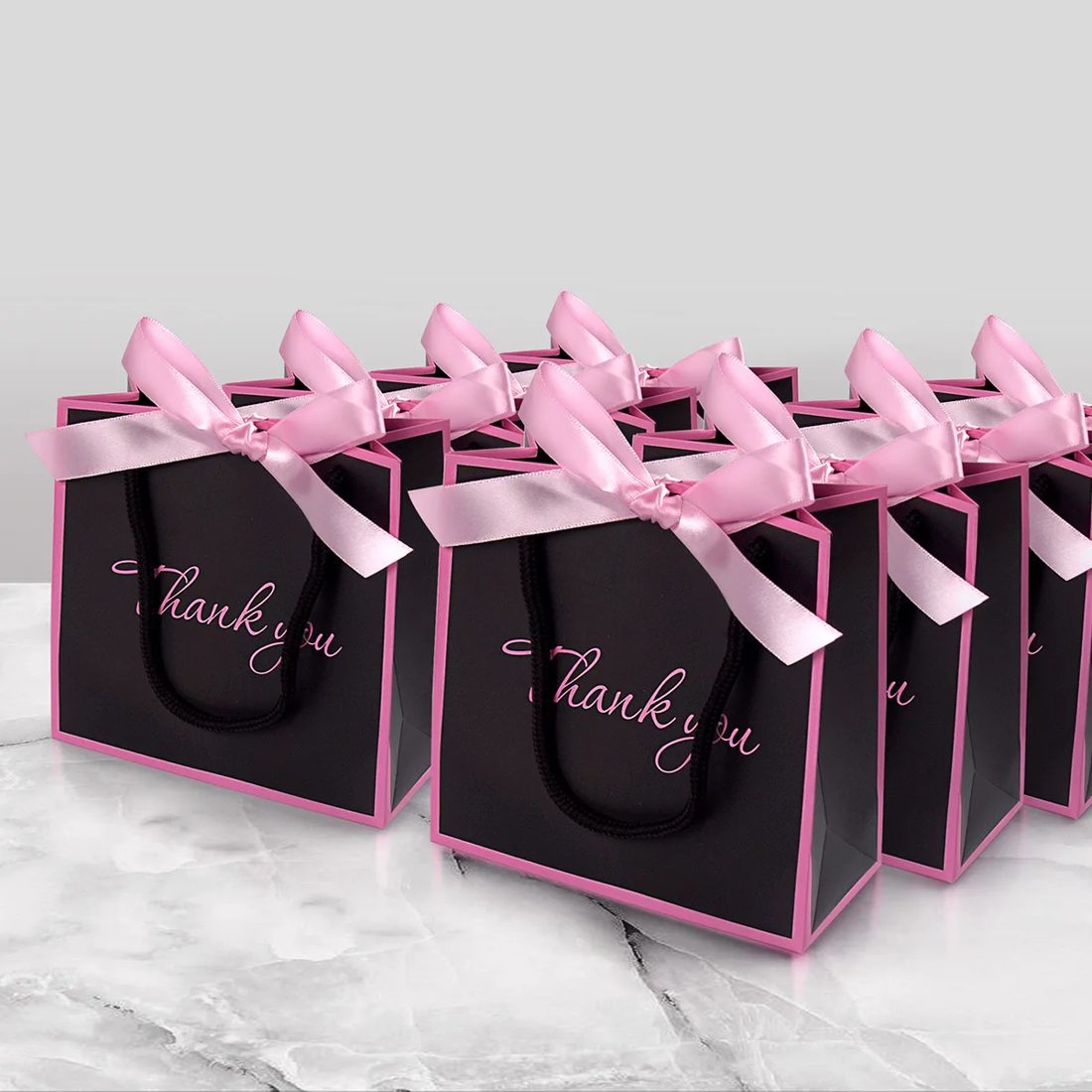 Luxus Glossy Retail Papier Tote Tasche