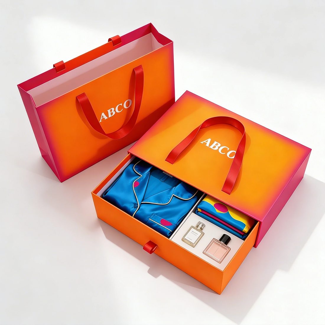 Individuell Papier Geschenk Boxes Schubladen Verpackung Rectangle Kosmetik Box