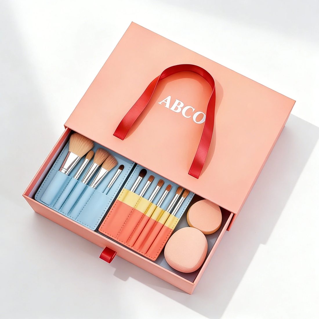 Recycled Materials Beige Karton Geschenk Schmuck Schubladenbox Verpackung
